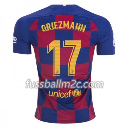 Fußballtrikots FC Barcelona Antoine Griezmann 17 Heim Trikotsatz 2019-2020